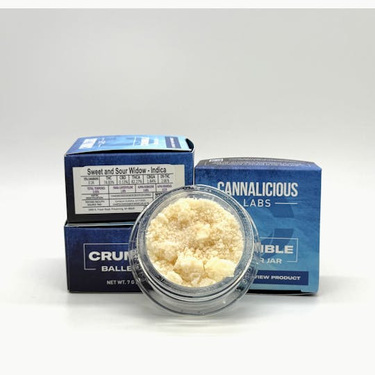 Cannalicious Labs - Sweet and Sour Widow Crumble - Indica - 1