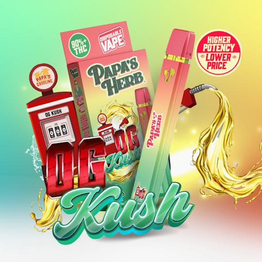 Papa's Herb - OG Kush (1g) AIO Vape Cartridge - 1
