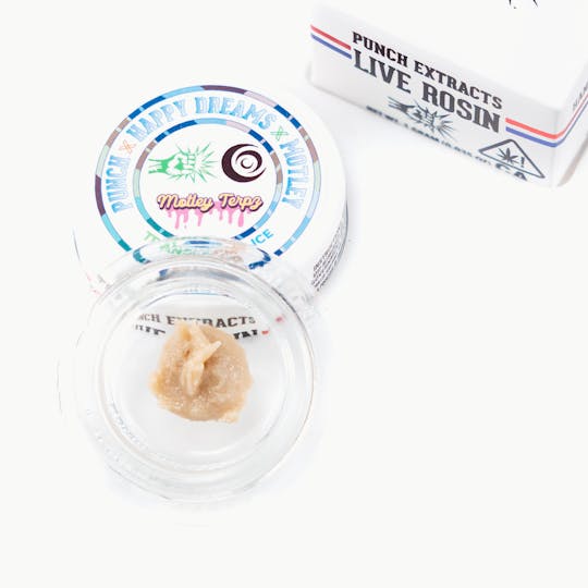 Punch Edibles & Extracts - Triangle GMO Ice Tier 4 Live Rosin Cold Cure Badder (1g) - 1