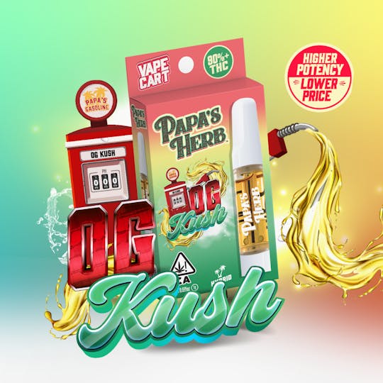 Papa's Herb - OG Kush (1g) Vape Cartridge - 1