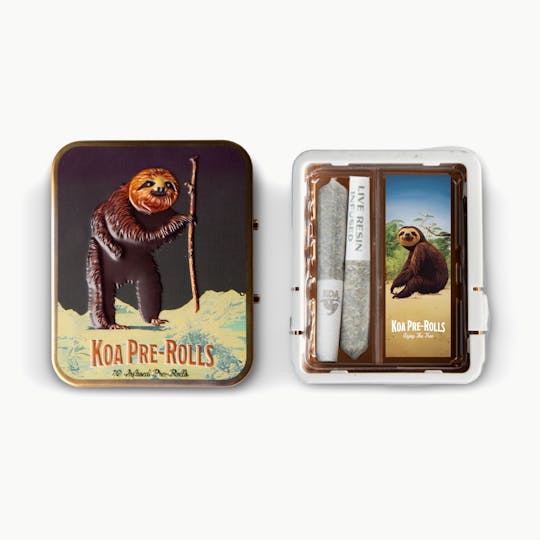 dompen™ & Koa - Koa Doubles - Live-Resin Infused Pre-Rolls .7g (2pk) - Ryan's Darkstar - 1