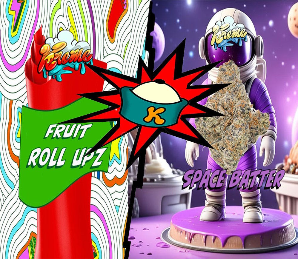 Kreme - Kreme Dual Box! "Fruit Roll Upz X Space Batter" 8G - 1