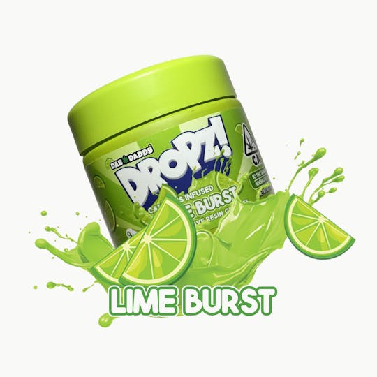 Dab Daddy Ⓡ - DROPZ! by DAB DADDY® Lime Burst Gummies - 1