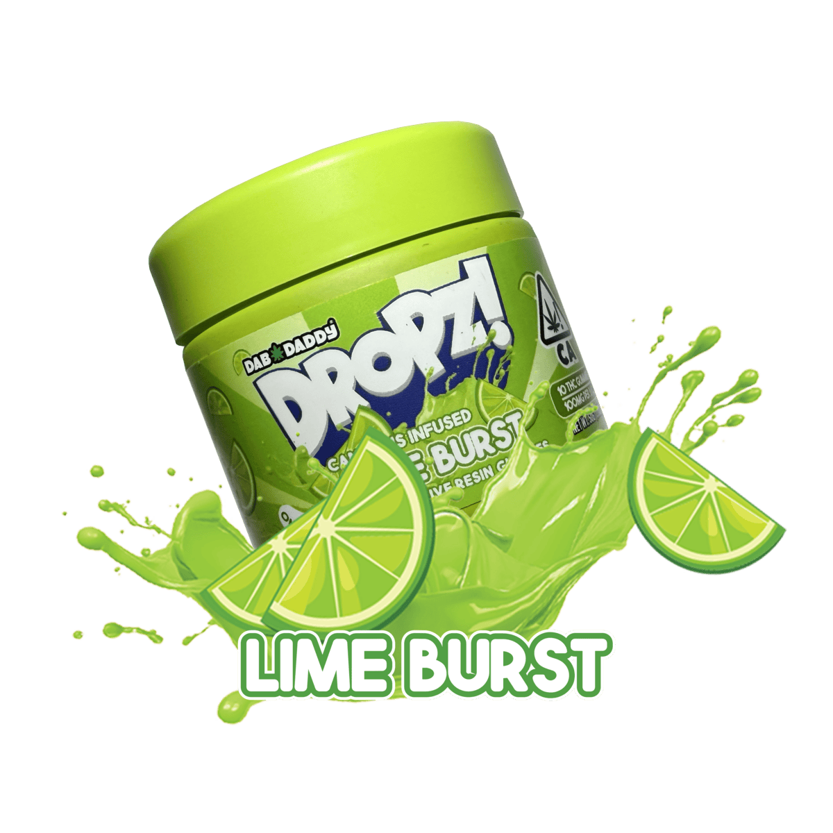 DROPZ! by DAB DADDY® Lime Burst Gummies - Lilykis Delivery | Weedmaps