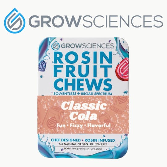 Grow Sciences - Classic Cola Rosin Fruit Chews (100mg) - 1
