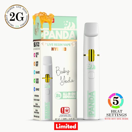 Loud Panda - Live Panda - Baby Yoda - 2G Live Resin Vape - 1