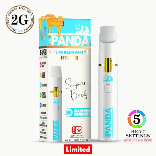 Loud Panda - Live Panda - Super Boof - 2G Live Resin Vape - 1