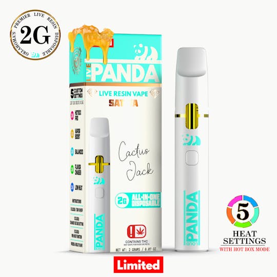 Loud Panda - Live Panda - Cactus Jack - 2G Live Resin Vape - 1