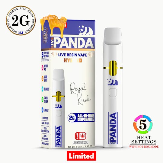 Loud Panda - Live Panda - Royal Kush - 2G Live Resin Vape - 1