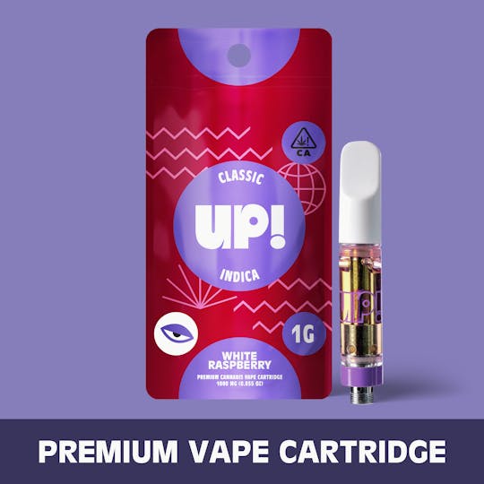 UP! - White Raspberry (Indica) Classic Cartridge (1g) - 1