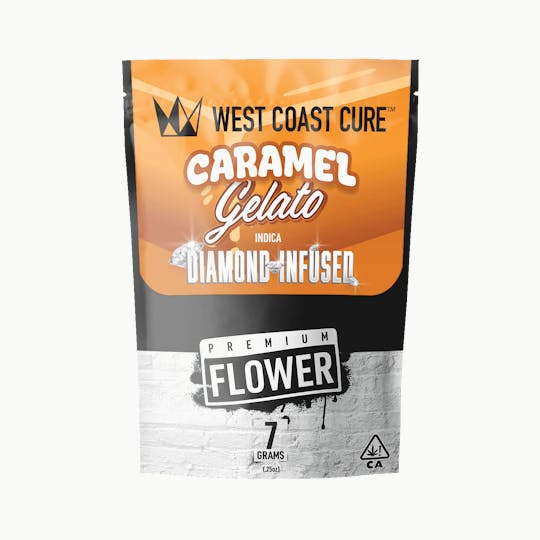 West Coast Cure - Caramel Gelato - 7G Diamond Infused Premium Flower - 1