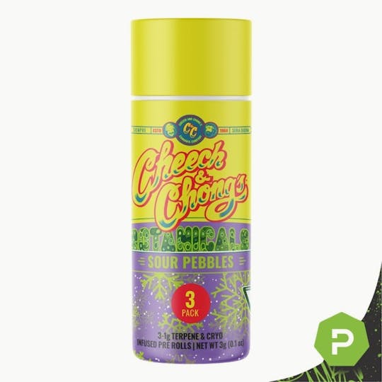 Cheech and Chong - Michigan - Cheech & Chong - Infused Preroll - Sour Pebbles - 3pk 1g ea - 1