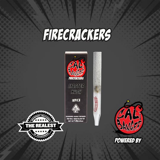 Firecracker by Cali Banger - Firecracker Infused Pre Roll Master Kush 1.3 Gr - 1