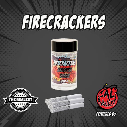 Firecracker by Cali Banger - Firecracker Infused Pre Roll Master Kush 5 x 0.6 - 3.0 Gr - 1
