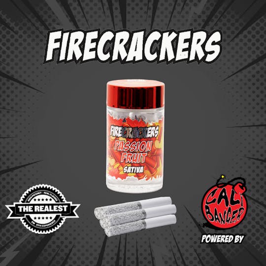 Firecracker by Cali Banger - Firecracker Infused Pre Roll Passion Fruit 5 x 0.6 - 3.0 Gr - 1
