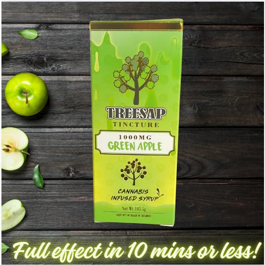 Treesap - CA - Treesap Green Apple Syrup 2oz - 1000mg - 1