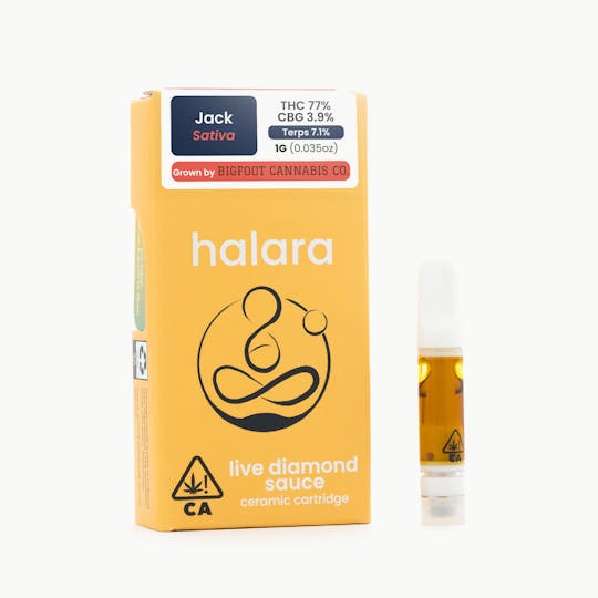 Halara - Live Diamond Sauce - Jack 1g cartridge - 1