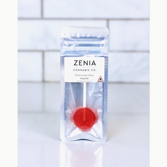 Zenia Cannabis Co - Blood Orange Full Spectrum Lollipop - 50mg - 1