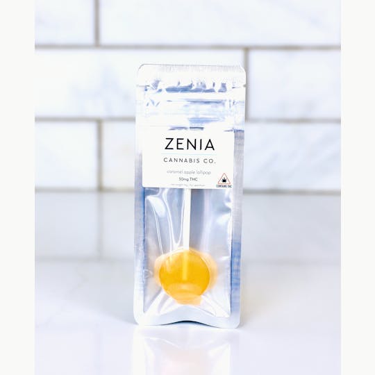 Zenia Cannabis Co - Caramel Apple Full Spectrum Lollipop - 50mg - 1