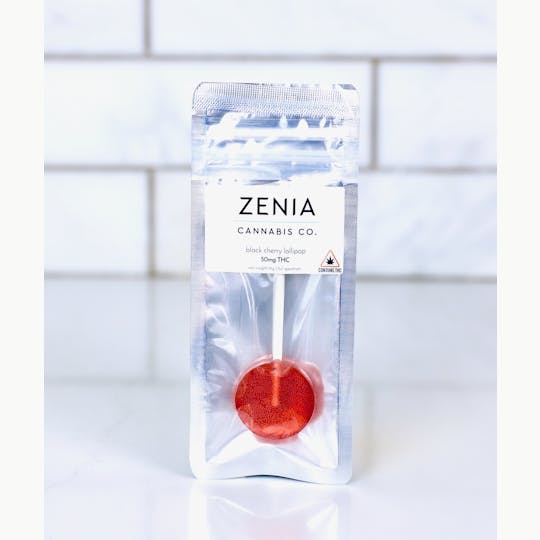 Zenia Cannabis Co - Black Cherry Full Spectrum Lollipop - 50mg - 1