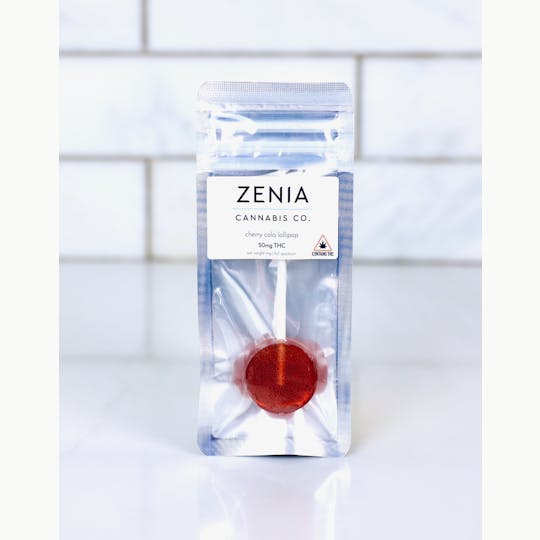 Zenia Cannabis Co - Cherry Cola Full Spectrum Lollipop - 50mg - 1