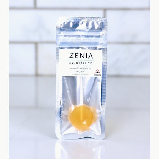 Zenia Cannabis Co - Caramel Apple Full Spectrum Lollipop - 25mg - 1