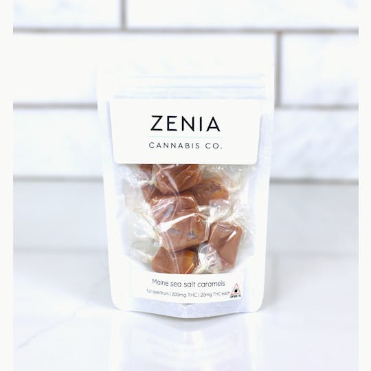 Zenia Cannabis Co - Maine Sea Salt Full Spectrum Caramels - 200mg - 1
