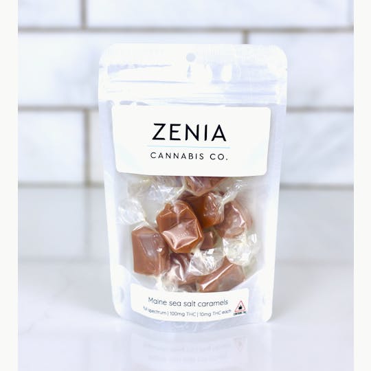 Zenia Cannabis Co - Maine Sea Salt Full Spectrum Caramels - 100mg - 1