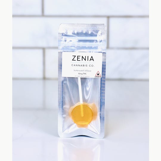 Zenia Cannabis Co - Butterscotch Full Spectrum Lollipop - 50mg - 1