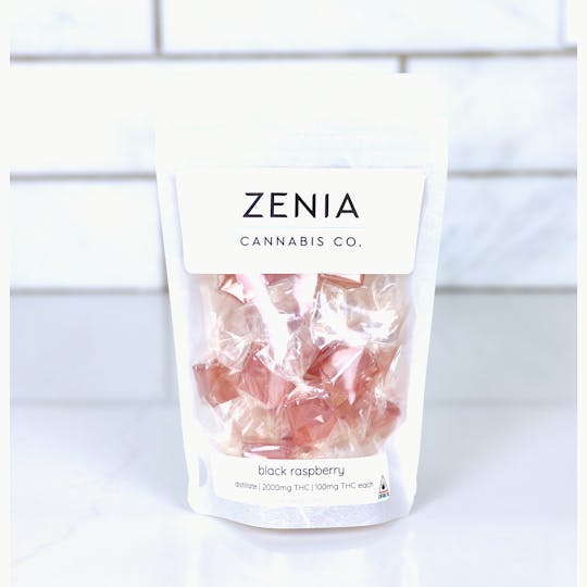 Zenia Cannabis Co - Black Raspberry Hard Candy - 2000mg - 1