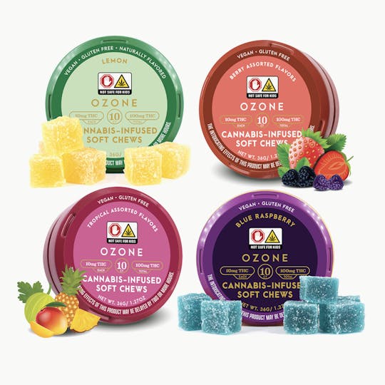 Ozone - Ozone Soft Chews | Assorted Berry | Gummies | 10pk - 1