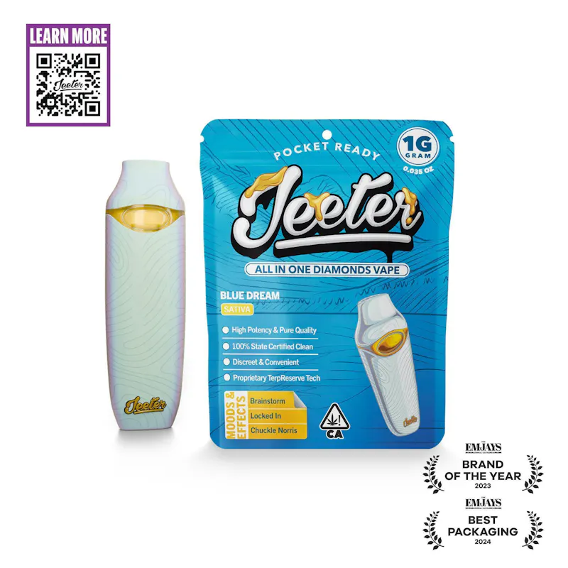 Jeeter Blue Dream Diamonds Disposable 1g disposable