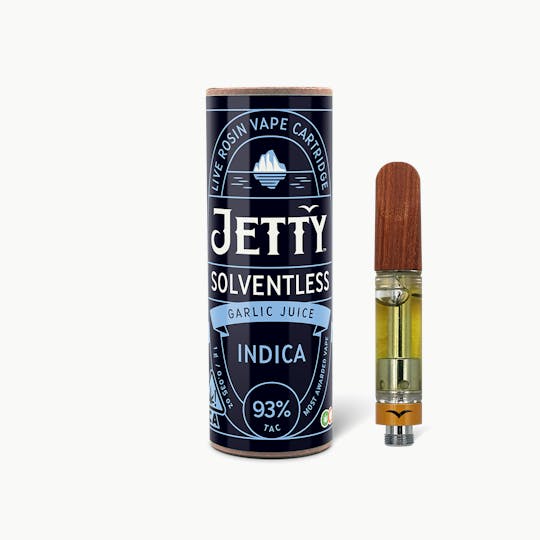Jetty Extracts - Garlic Juice OCal Solventless Cartridge 1g - 1