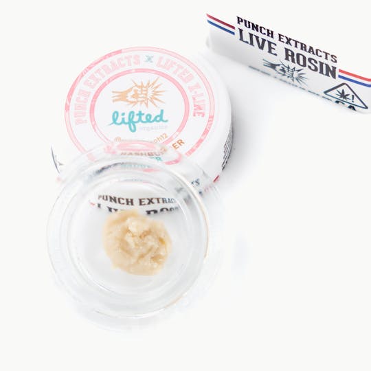 Punch Edibles & Extracts - Pink Hashburger Tier 4 Live Rosin Cold Cure Badder (1g) - 1