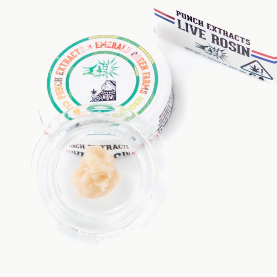 Punch Edibles & Extracts - Cuban GMO Tier 1 Live Rosin Cold Cure Badder (1g) - 1