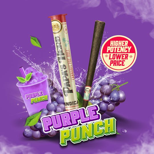 Papa's Herb - Purple Punch (1g) Blunt - 1