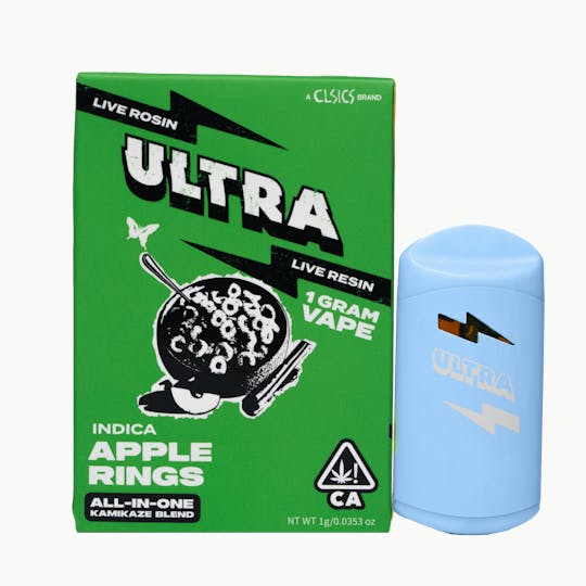 Ultra - Apple Rings - 1g Live Rosin/Live Resin All-In-One Vape - 1