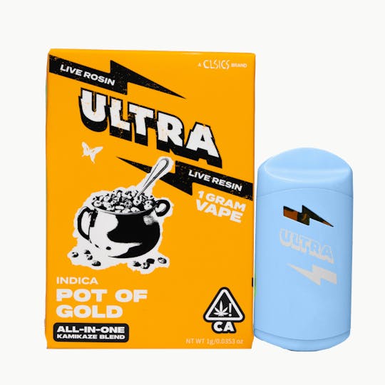 Ultra - Pot of Gold - 1g Live Rosin/Live Resin All-In-One Vape - 1