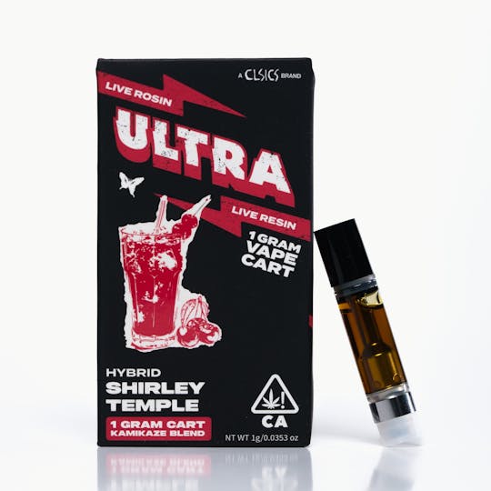 Ultra - Shirley Temple - Live Rosin/Live Resin Vape Cartridge 1g - 1