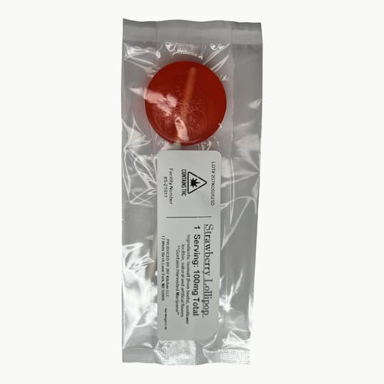 Indico - 100mg Strawberry Lollipop - 207 Kitchen - 1