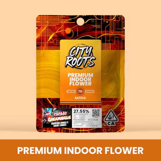 City Roots - Cherry Creamsicle (Sativa) Premium Flower 7g - 1