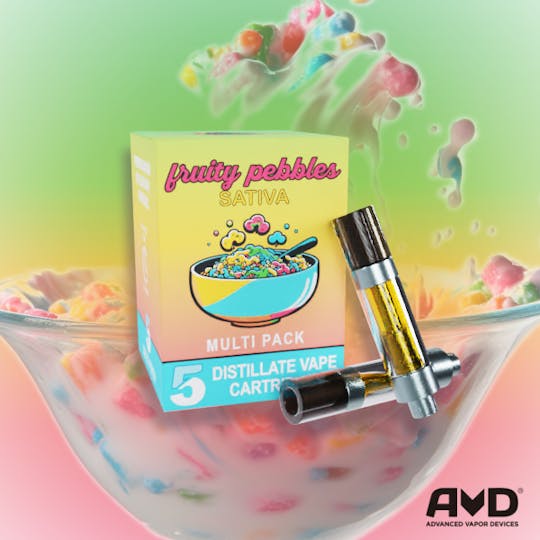 Amnesia MI - Fruity Pebbles - Vape Carts 5 Pack - 1