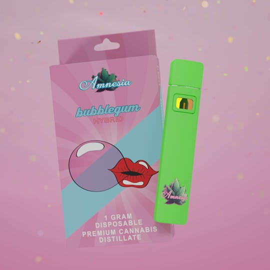 Amnesia MI - Bubble Gum - Disposable 1g - 1