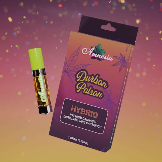 Amnesia MI - Durban Poison - Cart 1g - 1