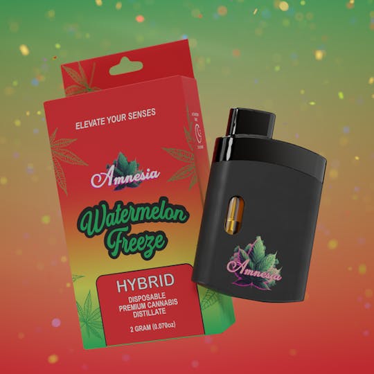 Amnesia MI - Watermelon Freeze - Disposable 2g - 1