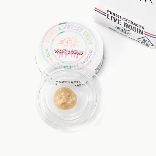 Punch Edibles & Extracts - PCG Peach Mintz Tier 4 Live Rosin Cold Cure Badder (1g) - 1