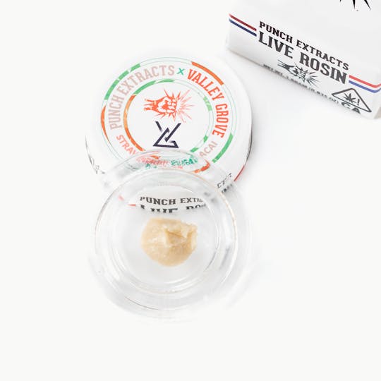 Punch Edibles & Extracts - Strawberry Zlime Acai Tier 2 Live Rosin Cold Cure Badder (1g) - 1