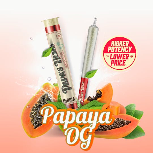Papa's Herb - Papaya OG (1g) Preroll - 1