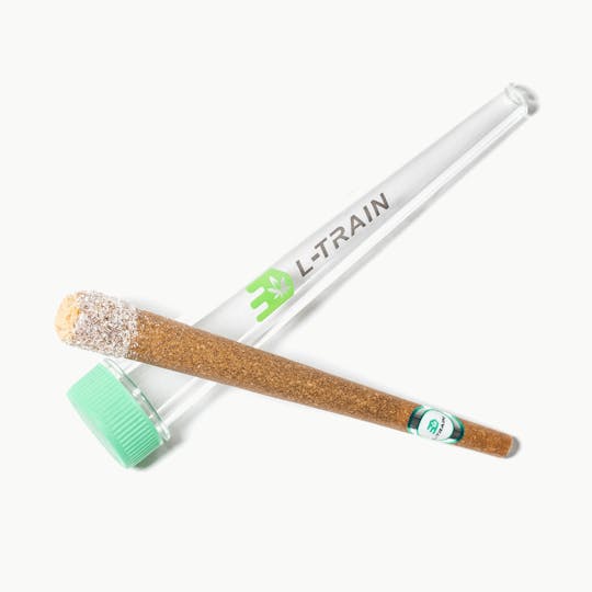 L Train - L-Train Frosted/Bubble Hash Blunt - Ice Cream Breath(2g) - 1