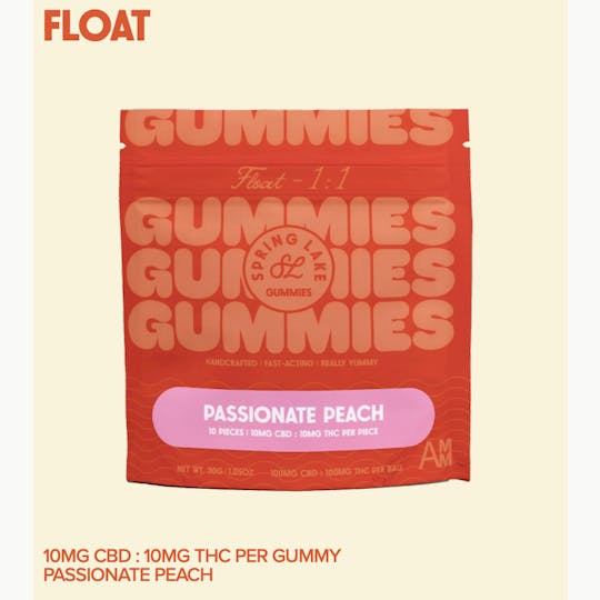Revolution Cannabis - Spring Lake | Passionate Peach | Gummies | 10pk - 1